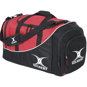 Gilbert Club Player Holdall - Black Red |Luggage | Gilbert | Absolute Rugby