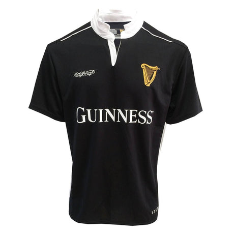 Guinness performance short sleeve Rugby - Black |Polo Shirt | Guinness | Absolute Rugby