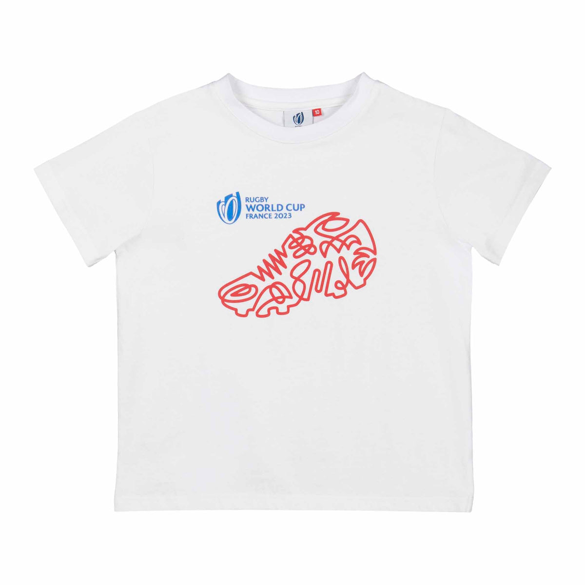 Kid's Boot T-Shirt - White |Kid's T-Shirt | Rugby World Cup Collection | Absolute Rugby