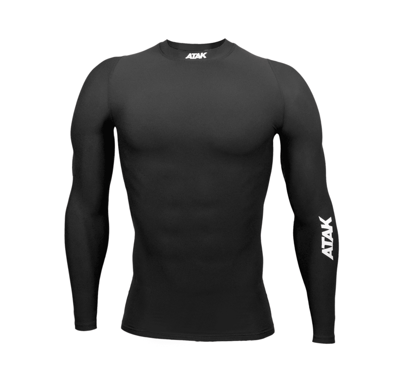 Kids Compression Shirt - Black |Kids T-Shirt | ATAK Sports | Absolute Rugby