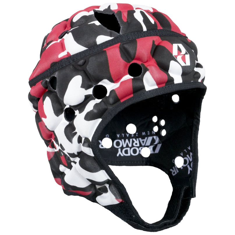 Kids Ventilator Head Guard - Red Camo |Headguard | Body Armour | Absolute Rugby