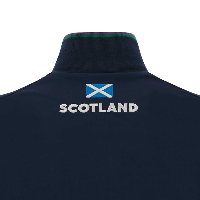 Macron Men's Scotland Rugby Anthem Jacket 23 / 24 - Navy | | SRU Macron 23/24 | Absolute Rugby