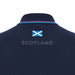 Macron Men's Scotland Rugby Leisure Polo 23/24 - Navy |Polo Shirt | SRU Macron 23/24 | Absolute Rugby