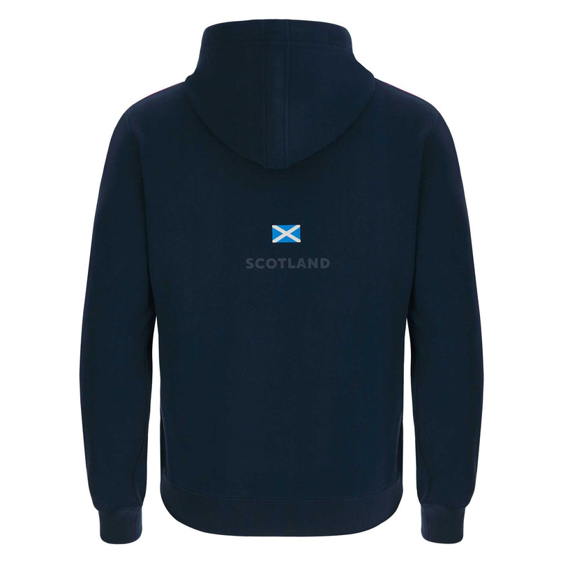 Macron Men's Scotland Rugby Leisure Pullover Hoody 23/24 - Navy |Hoody | SRU Macron 23/24 | Absolute Rugby