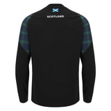 Macron Men's Scotland Rugby Long Sleeve T-Shirt 23/24 - Black | | SRU Macron 23/24 | Absolute Rugby