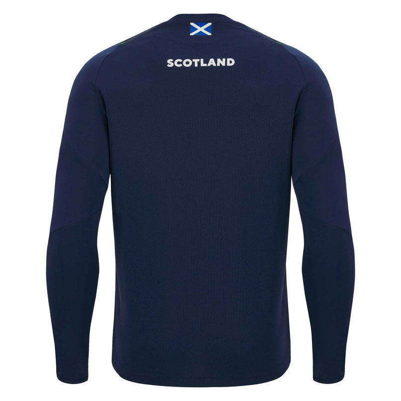 Macron Men's Scotland Rugby Long Sleeve Training Shirt 23/24 | | SRU Macron 23/24 | Absolute Rugby