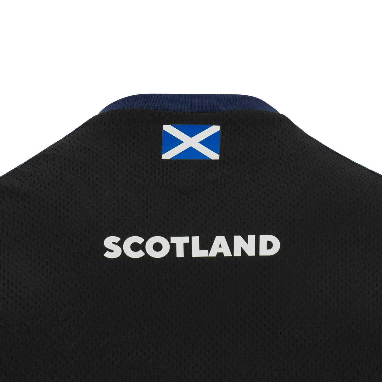 Macron Men's Scotland Rugby Training Vest 23 / 24 - Black | | SRU Macron 23/24 | Absolute Rugby