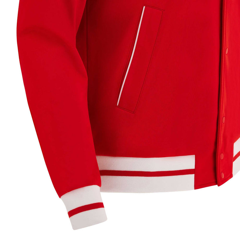 Macron Men's Wales Rugby Anthem Jacket 23/24 - Red |Jacket | WRU Macron 23/24 | Absolute Rugby