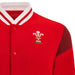 Macron Men's Wales Rugby Anthem Jacket 23/24 - Red |Jacket | WRU Macron 23/24 | Absolute Rugby