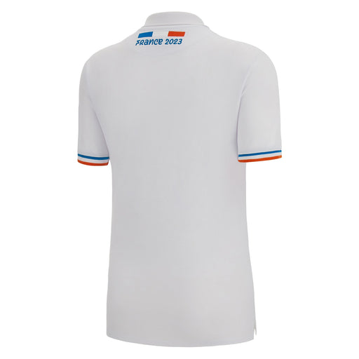Macron RWC 2023 Women's Logo Polo - White |Women's Polo Shirt | Macron RWC 2023 | Absolute Rugby