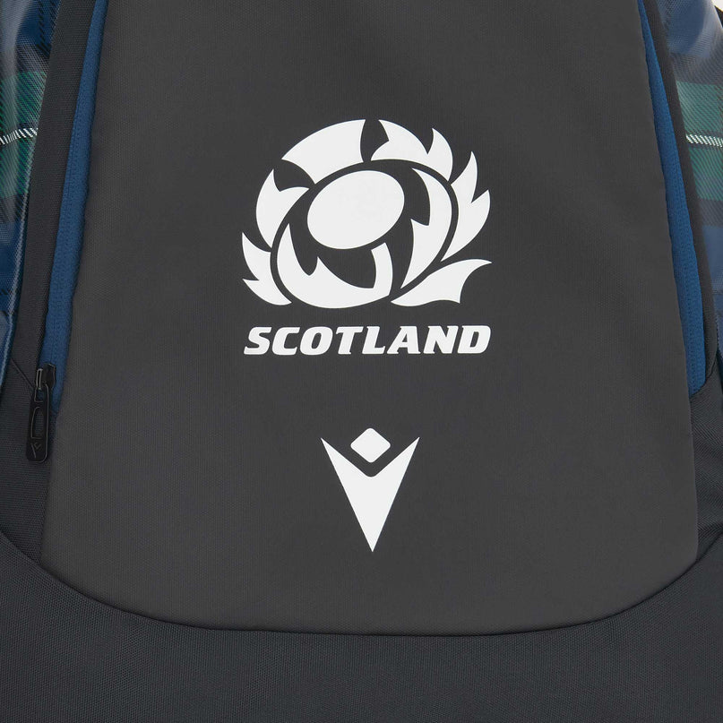 Macron Scotland Rugby Heavy Duty Gym Sack 23/24 - Black |Bag | SRU Macron 23/24 | Absolute Rugby