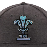 Macron Wales Rugby Baseball Logo Cap 23/24 - Grey |Cap | WRU Macron 23/24 | Absolute Rugby