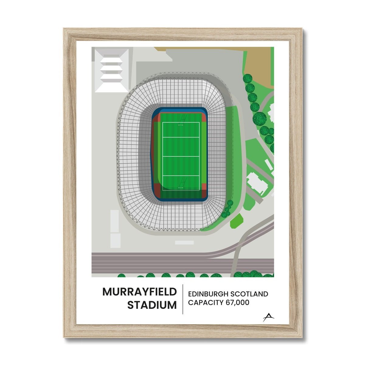Murrayfield Framed Print |Fine art | Prodigi | Absolute Rugby