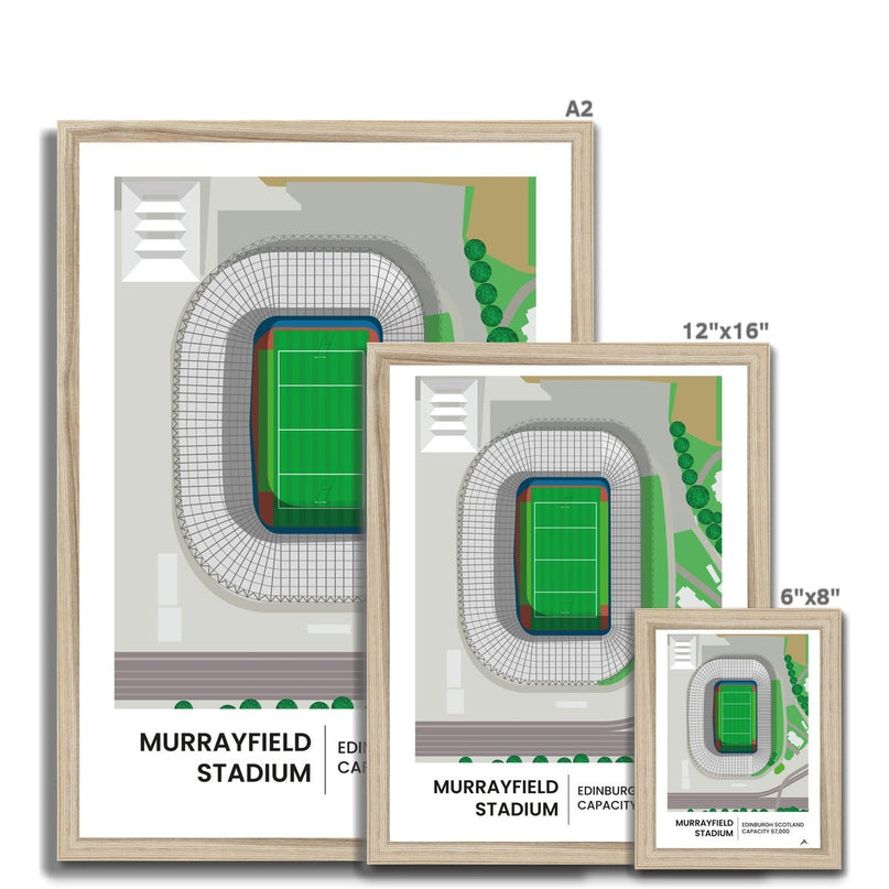 Murrayfield Framed Print |Fine art | Prodigi | Absolute Rugby