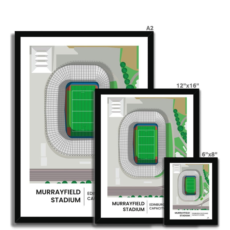 Murrayfield Framed Print |Fine art | Prodigi | Absolute Rugby