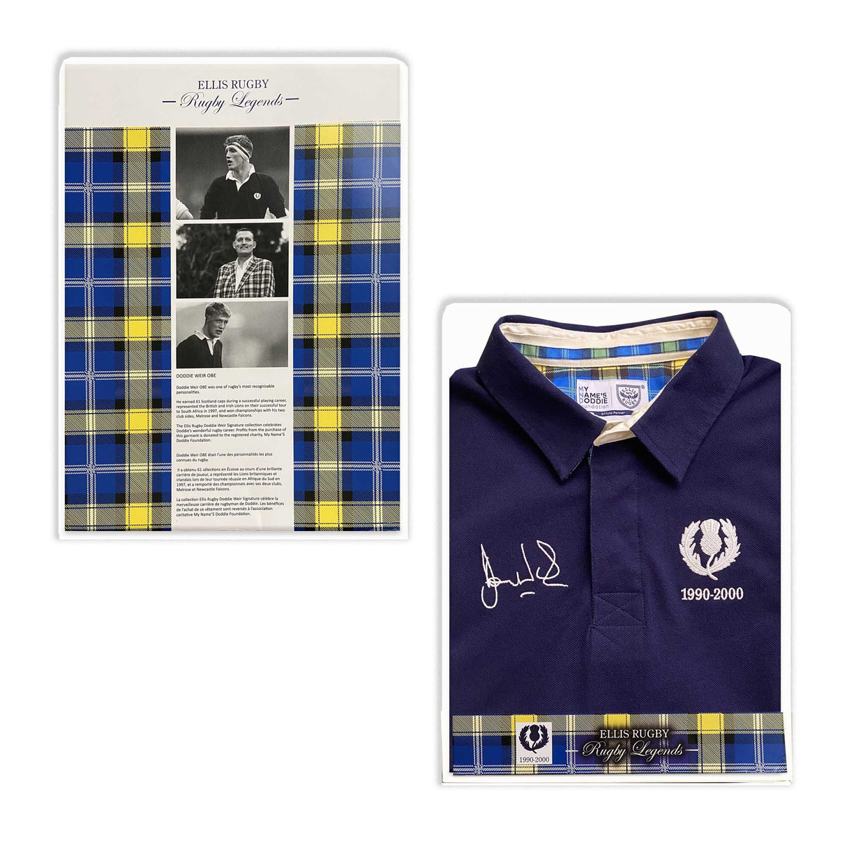 My Name'5 Doddie Foundation Cotton Polo Shirt 2023/24 - Navy |Polo Shirt | Ellis Rugby | Absolute Rugby