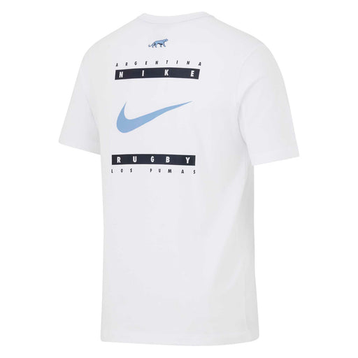 Nike Men's Argentina Rugby Graphic T-Shirt 23/24 - White |T-Shirt | UAR Nike RWC2023 | Absolute Rugby