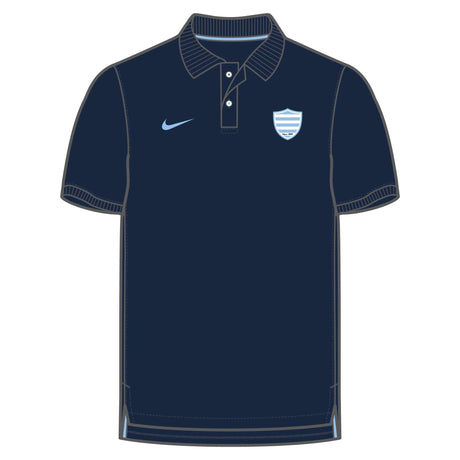 Nike Men's Racing 92 Heritage Pique Polo 23/24 - Obsidian |Polo Shirt | Nike Racing | Absolute Rugby