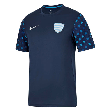 Nike Men's Racing 92 Pre-Match Top 23/24 - Blue |Warm up Jersey | Nike Racing | Absolute Rugby