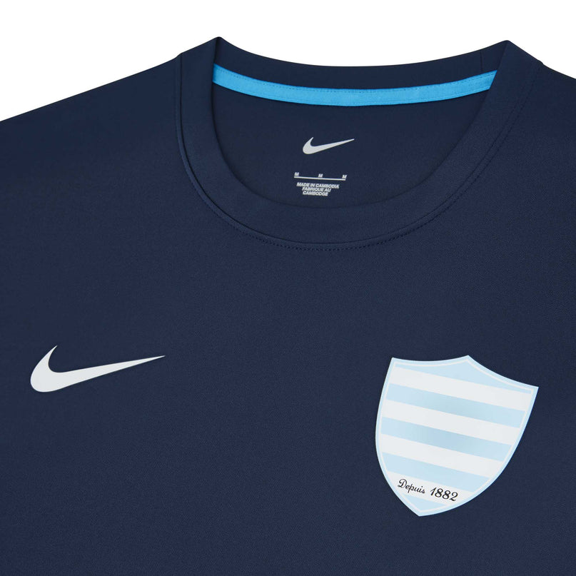 Nike Men's Racing 92 Pre-Match Top 23/24 - Blue |Warm up Jersey | Nike Racing | Absolute Rugby