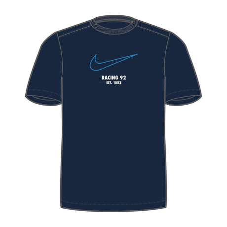 Nike Men's Racing 92 Rugby Graphic T-Shirt 23/24 - Obsidian |T-Shirt | Nike Racing | Absolute Rugby