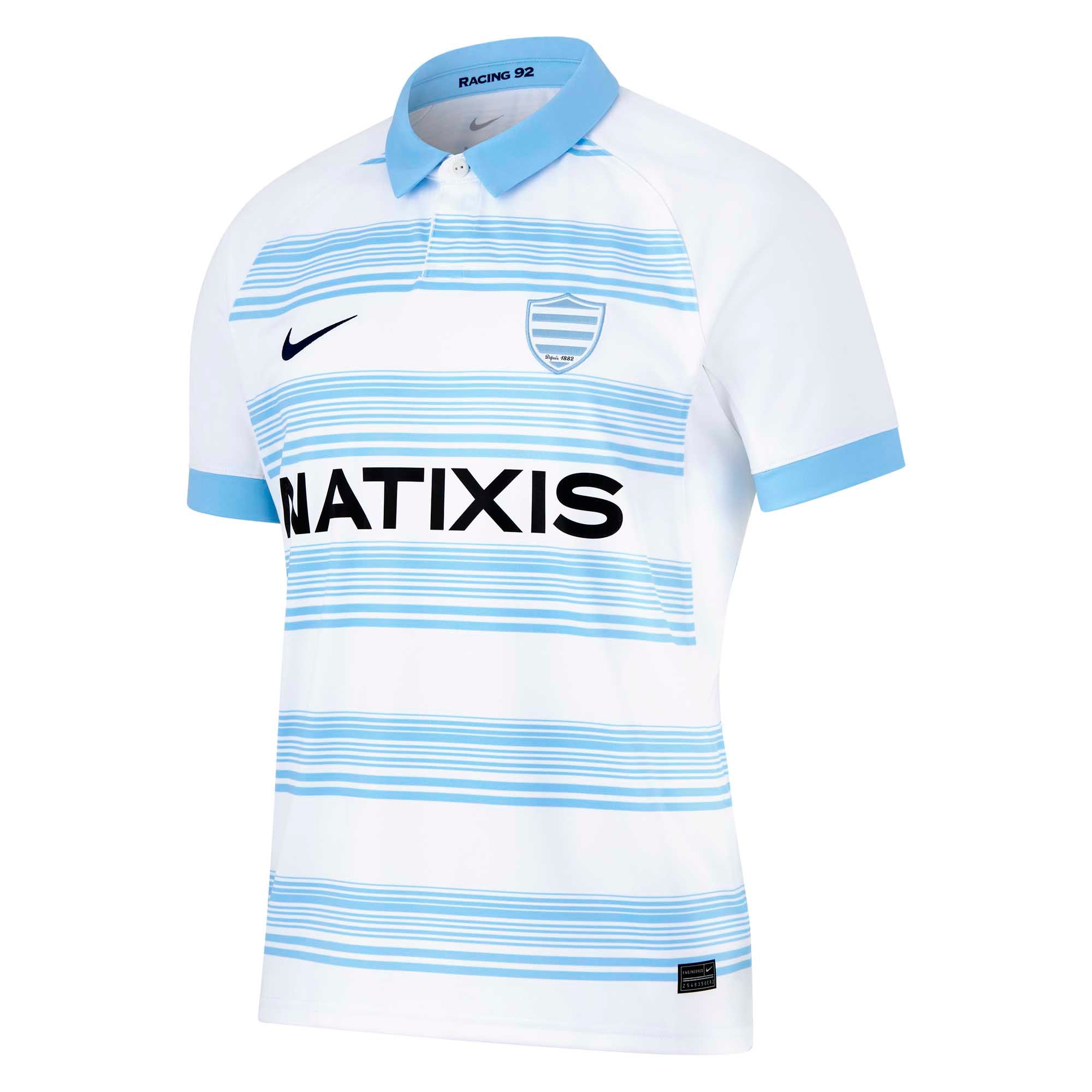 Nike Men s Racing 92 Stadium Home Rugby Jersey 23 24 White