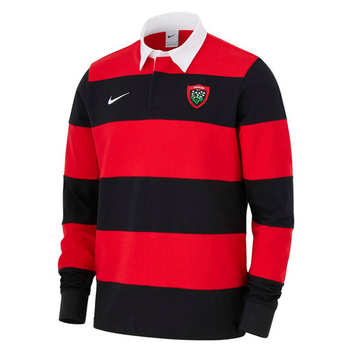 Nike Men's RC Toulon Heritage Rugby Jersey 23/24 - Red |Rugby Jersey | Nike Toulon | Absolute Rugby