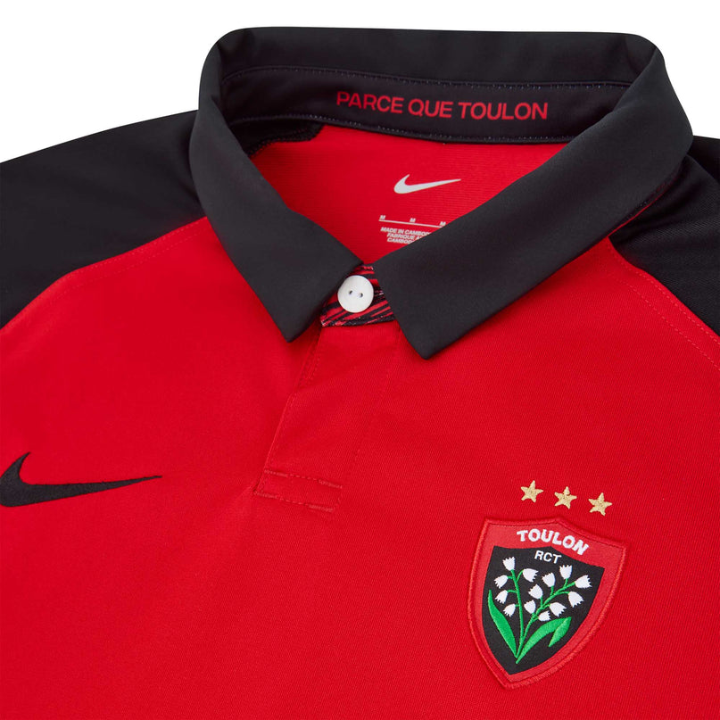 Nike Men's RC Toulon Home Replica Jersey 23/24 - Red |Replica Jersey | Nike Toulon | Absolute Rugby