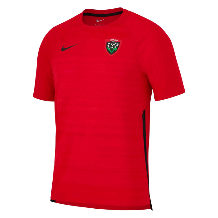 Nike Men's RC Toulon Rugby Training Top 23/24 - Red |T-Shirt | Nike Toulon | Absolute Rugby