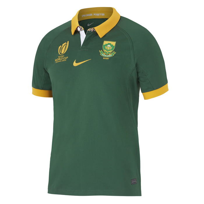 Nike Men's South Africa Rugby World Cup 2023 Stadium Replica Jersey