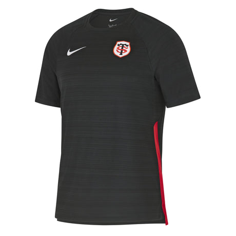 Nike Men's Stade Toulousain Rugby Training Top 23/24 - Black |T-Shirt | Nike Toulouse | Absolute Rugby
