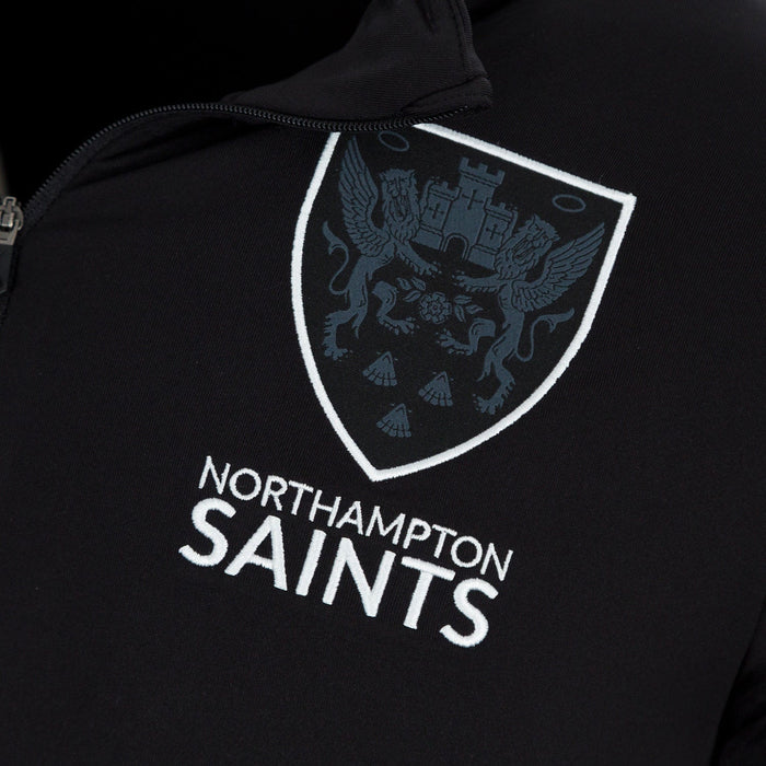 Northampton Saints Training 1/4 Zip Top 22/23 |Outerwear | Macron Saints | Absolute Rugby