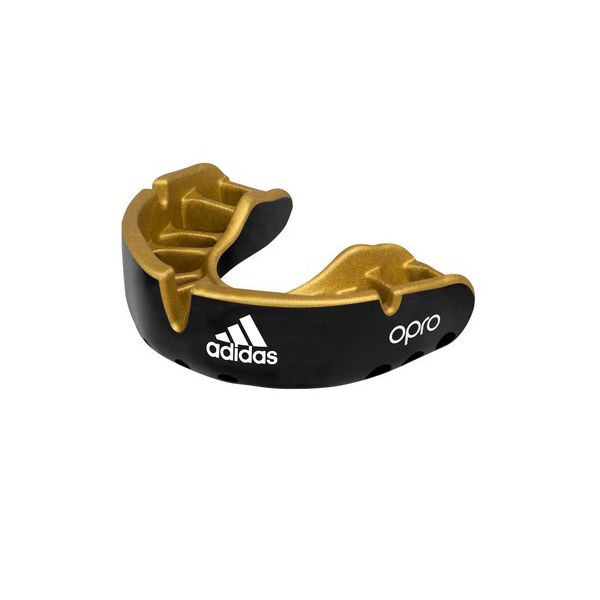 Opro ADIDAS Mouthguard GOLD BRACES - Black |Mouthguard | Adidas Opro | Absolute Rugby