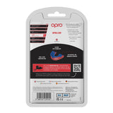 Opro Self - Fit Adult Silver Mouthguard - Red/Blue |Mouthguard | Opro | Absolute Rugby