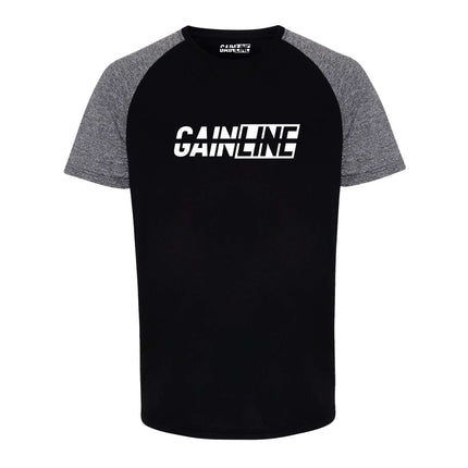 Gainline Rugby Raglan T-Shirt - Black |T-Shirt | Gainline | Absolute Rugby