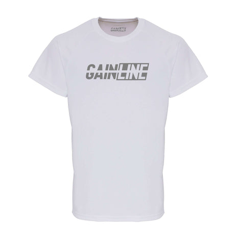 Gainline Rugby Ribbed T-Shirt - White |T-Shirt | Gainline | Absolute Rugby