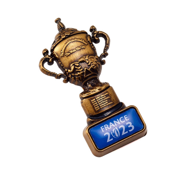 Rugby World Cup 2023 Webb Ellis Trophy Pin |Pins & Keyrings | Trofe | Absolute Rugby