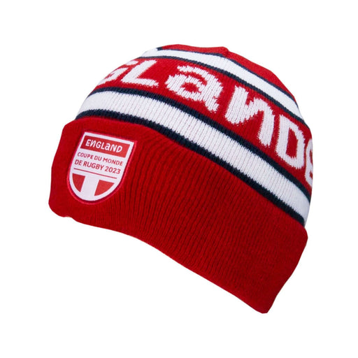 Rugby World Cup 2023 England Beanie - Red |Beanie | RWC 2023 Supporter Collection | Absolute Rugby