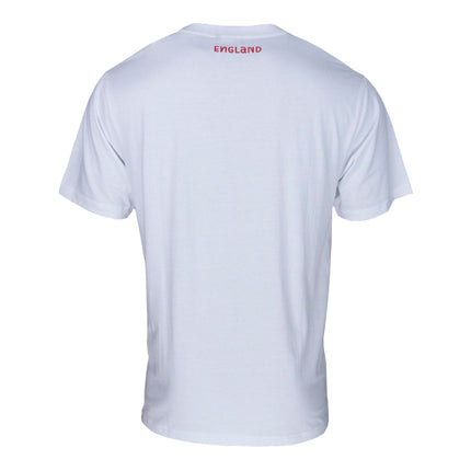 Rugby World Cup 2023 England Stripe T-Shirt - White |T-Shirt | RWC 2023 Supporter Collection | Absolute Rugby
