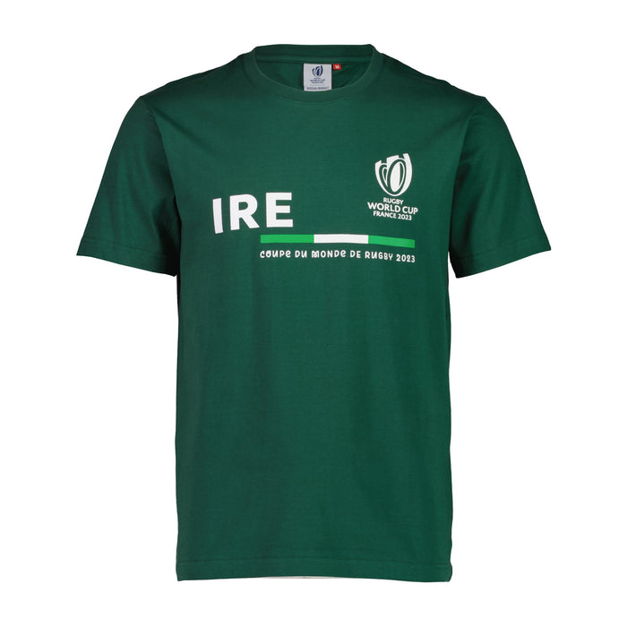 Rugby World Cup 2023 Ireland Supporter T-Shirt - Bottle Green |T-Shirt | RWC 2023 Supporter Collection | Absolute Rugby