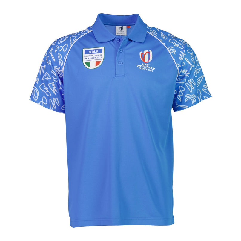 Rugby World Cup 2023 Italy Polo - Italy Blue |Polo | RWC 2023 Supporter Collection | Absolute Rugby