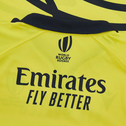 Rugby World Cup 2023 Match Official Referee Replica Jersey - Yellow |Referee Jersey | Macron RWC 2023 | Absolute Rugby