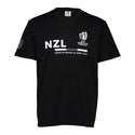 Rugby World Cup 2023 New Zealand Supporter T-Shirt - Black |T-Shirt | RWC 2023 Supporter Collection | Absolute Rugby