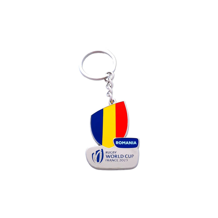 Rugby World Cup 2023 Romania Flag Keyring |Pins & Keyrings | Trofe | Absolute Rugby