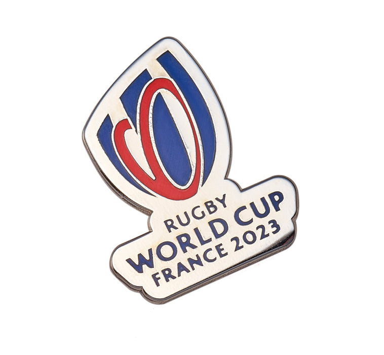 Rugby World Cup 2023 Silver Logo Pin |Pins & Keyrings | Trofe | Absolute Rugby
