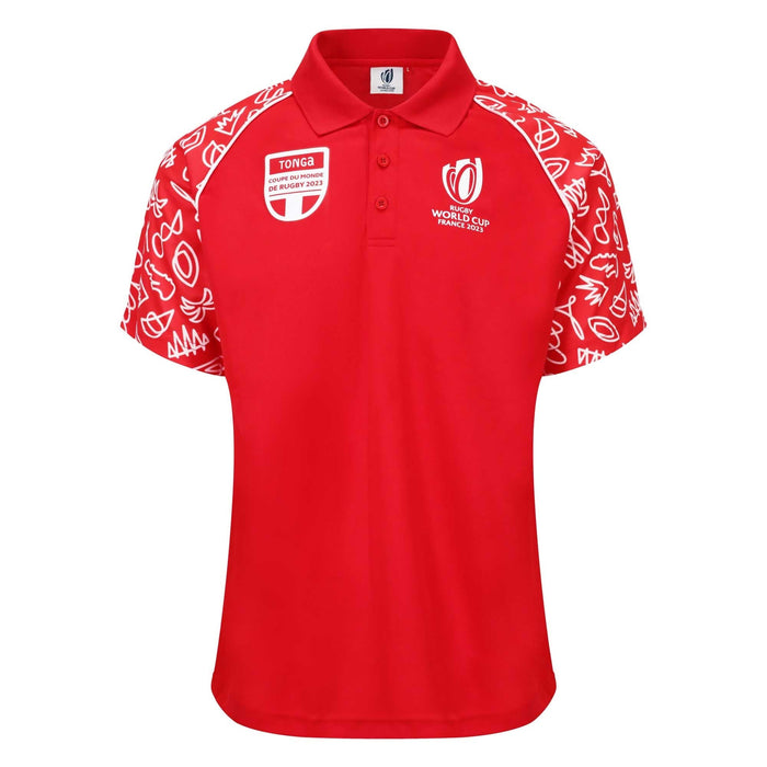 Rugby World Cup 2023 Tonga Polo Shirt |Polo | RWC 2023 Supporter Collection | Absolute Rugby