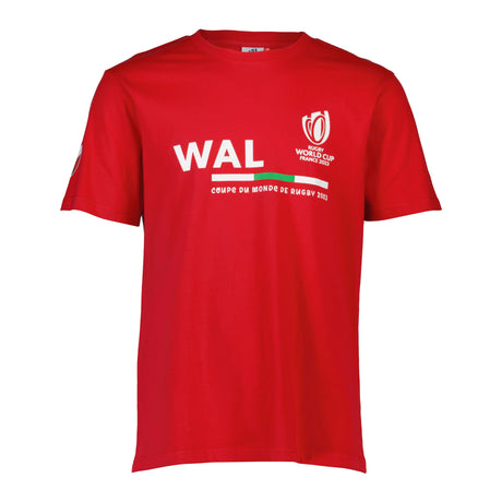 Rugby World Cup 2023 Wales Supporter T-Shirt - Red |T-Shirt | RWC 2023 Supporter Collection | Absolute Rugby
