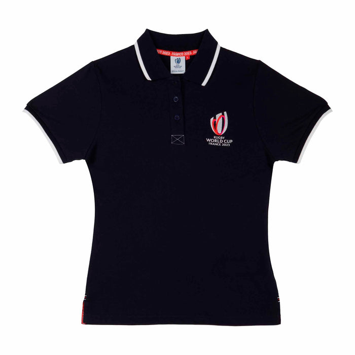 Rugby World Cup 2023 Women's Logo Polo - Navy |Women's Polo | Rugby World Cup Collection | Absolute Rugby