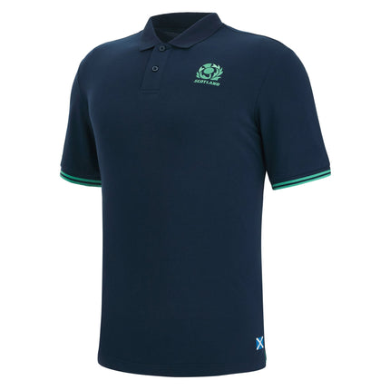 Scotland Rugby Cotton Leisure Polo 22/23 |Polo Shirt | Macron SRU | Absolute Rugby