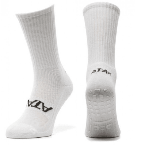 SHOX Mid-Leg Grip Socks - White |Socks | ATAK Sports | Absolute Rugby